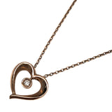 スタージュエリー STAR JEWELRY ハートモチーフ ダイヤネックレス ゴールド Au416 ジュエリー