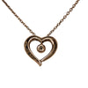 スタージュエリー STAR JEWELRY ハートモチーフ ダイヤネックレス ゴールド Au416 ジュエリー