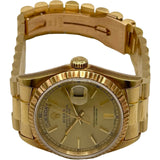 ロレックス ROLEX デイデイト 18238 シャンパン K18/イエローゴールド 自動巻き メンズ 腕時計