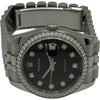 ロレックス ROLEX デイトジャスト36ホリコン 116244G ブラック ホワイトゴールド/ステンレススチール 自動巻き メンズ 腕時計