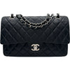 シャネル CHANEL マトラッセ25 A01112 6番台 ブラック シルバー金具 ラムスキン レディース ショルダーバッグ