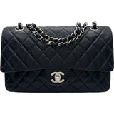 シャネル CHANEL マトラッセ25 A01112 6番台 ブラック シルバー金具 ラムスキン レディース ショルダーバッグ