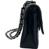 シャネル CHANEL マトラッセ25 A01112 6番台 ブラック シルバー金具 ラムスキン レディース ショルダーバッグ