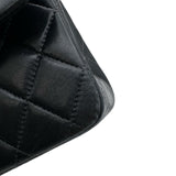 シャネル CHANEL マトラッセ25 A01112 6番台 ブラック シルバー金具 ラムスキン レディース ショルダーバッグ