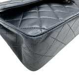 シャネル CHANEL マトラッセ25 A01112 6番台 ブラック シルバー金具 ラムスキン レディース ショルダーバッグ