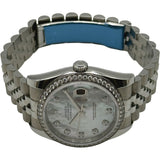 ロレックス ROLEX デイトジャスト36 116244NG ホワイトシェル ホワイトゴールド/ステンレススチール 自動巻き メンズ 腕時計