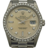 ロレックス ROLEX デイデイト 18346A シルバー プラチナ 自動巻き メンズ 腕時計