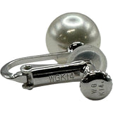 オーロラ花珠真珠 ネックレス/イヤリング シルバー/ホワイトゴールド SILVER/WGK14 アコヤ真珠 ジュエリー