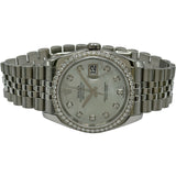 ロレックス ROLEX デイトジャスト36 116244NR ホワイトシェル ホワイトゴールド/ステンレススチール 自動巻き メンズ 腕時計