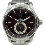 タグ・ホイヤー TAG HEUER リンクキャリバー6 WJF211C ブラウン ステンレススチール 自動巻き メンズ 腕時計