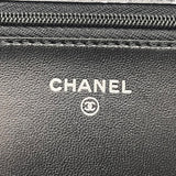 シャネル CHANEL マトラッセチェーンウォレット AP0250 ブラック/シルバー金具 ラム レディース ショルダーバッグ
