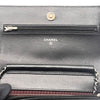 シャネル CHANEL マトラッセチェーンウォレット AP0250 ブラック/シルバー金具 ラム レディース ショルダーバッグ