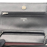 シャネル CHANEL マトラッセチェーンウォレット AP0250 ブラック/シルバー金具 ラム レディース ショルダーバッグ