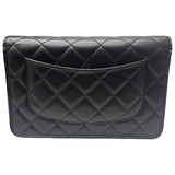 シャネル CHANEL マトラッセチェーンウォレット AP0250 ブラック/シルバー金具 ラム レディース ショルダーバッグ