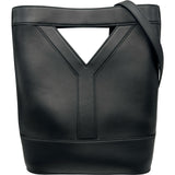 サンローラン SAINT LAURENT Yバケットスモール クロスバッグ 808224 ブラック カーフ レディース ショルダーバッグ