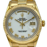 ロレックス ROLEX デイデイト 18038 ホワイト ゴールド 自動巻き メンズ 腕時計