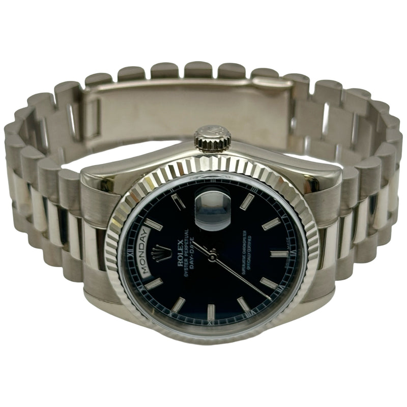 ロレックス ROLEX デイデイト36 118239 ブルー ホワイトゴールド 自動