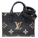 ルイ・ヴィトン LOUIS VUITTON オンザゴーPM M45659 ブラック アンプラント レディース ショルダーバッグ