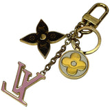 ルイ・ヴィトン LOUIS VUITTON キーホルダー・スプリングストリート M01187 ゴールド メタル レディース キーホルダー