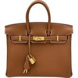 エルメス HERMES バーキン25 K刻印 ゴールド ゴールド金具 トゴ レディース ハンドバッグ