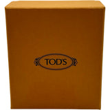 トッズ TOD’S 三つ折りコンパクトウォレット ベージュ/イエロー シルバー金具 カーフスキン レディース 三つ折り財布