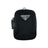 プラダ PRADA Re Nylon ショルダーバッグ 2VD043 ブラック サフィアーノレザー レディース ショルダーバッグ