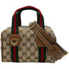 グッチ GUCCI オフィディア2WAYミニボストン 859975 ブラウン ゴールド金具 GGキャンバス/レザー レディース ショルダーバッグ