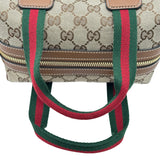 グッチ GUCCI オフィディア2WAYミニボストン 859975 ブラウン ゴールド金具 GGキャンバス/レザー レディース ショルダーバッグ