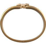 エルメス HERMES クリックHブレスレット クレーム系 ピンクゴールド メタル/エナメル アクセサリー