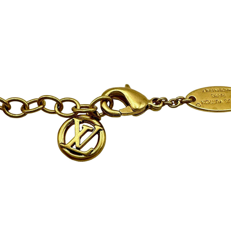 Louis Vuitton ブレスレット ゴールド パール ルイ・ヴィトン LOUIS VUITTON LVルイザブレスレット ゴールド メタル
