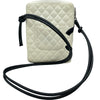 シャネル CHANEL カンボンライン ショルダーバッグ A25178 8番台 ホワイト/ブラック シルバー金具 ラムスキン レディース ショルダーバッグ