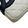 シャネル CHANEL カンボンライン ショルダーバッグ A25178 8番台 ホワイト/ブラック シルバー金具 ラムスキン レディース ショルダーバッグ