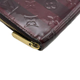 ルイ・ヴィトン LOUIS VUITTON ジッピーウォレット M91717 アマラント ヴェルニ レディース 長財布