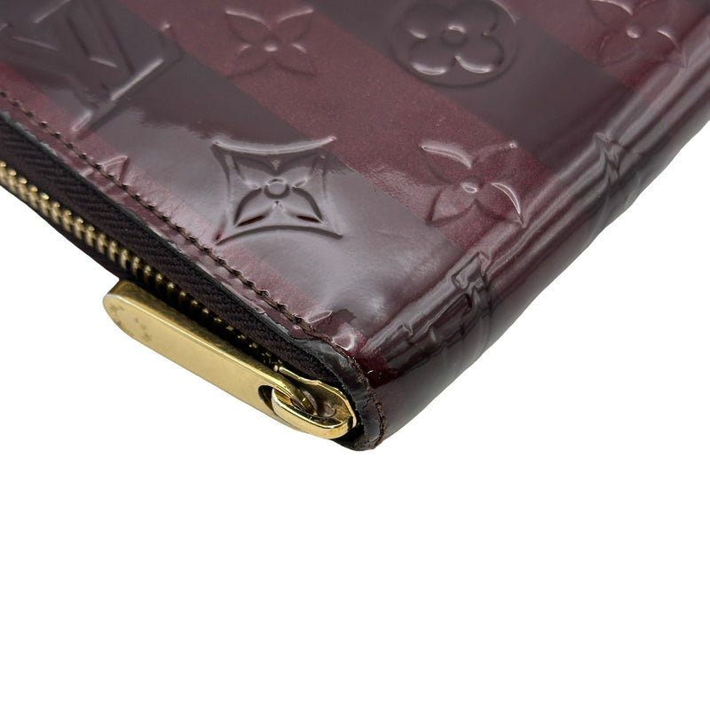 ✨美品✨ルイヴィトン ヴェルニ アマラント ジッピーウォレット パープル PVC ルイ・ヴィトン LOUIS VUITTON ジッピーウォレット M91717 アマラント
