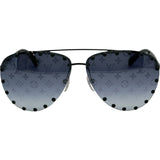 ルイ・ヴィトン LOUIS VUITTON ザパーティーモノグラムスタッズサングラス Z0973U ブラック プラスチック/メタル レディース サングラス