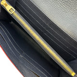 ルイ・ヴィトン LOUIS VUITTON ポルトフォイユ・サラ M91717 マリーヌルージュ モノグラム・アンプラント レディース 長財布