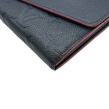 ルイ・ヴィトン LOUIS VUITTON ポルトフォイユ・サラ M91717 マリーヌルージュ モノグラム・アンプラント レディース 長財布