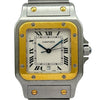 カルティエ Cartier サントス ガルベ LM W20011C4 アイボリー ゴールド/ステンレススチール クオーツ ユニセックス 腕時計
