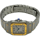 カルティエ Cartier サントス ガルベ LM W20011C4 アイボリー ゴールド/ステンレススチール クオーツ ユニセックス 腕時計
