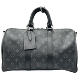 ルイ・ヴィトン LOUIS VUITTON キーポル・バンドリエール 35 M46655 ブラック モノグラム・エクリプス キャンバス メンズ ハンドバッグ