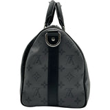 ルイ・ヴィトン LOUIS VUITTON キーポル・バンドリエール 35 M46655 ブラック モノグラム・エクリプス キャンバス メンズ ハンドバッグ