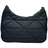 プラダ PRADA トライアングルロゴパデッドショルダー 1BC151 ブラック ナイロン レディース ショルダーバッグ