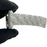 シャネル CHANEL J12 ブルーライト 38MM 世界限定2000本 H3827 ホワイト セラミック/ステンレススチール 自動巻き メンズ 腕時計