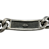 シャネル CHANEL ロゴプレートブレスレット シルバー メタル アクセサリー