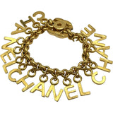 シャネル CHANEL ターンロックロゴブレスレット ゴールド メタル アクセサリー