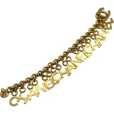 シャネル CHANEL ターンロックロゴブレスレット ゴールド メタル アクセサリー