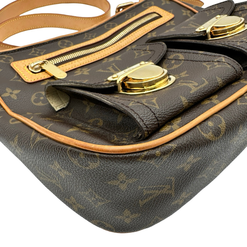 LOUIS VUITTON モノグラム ハドソンGM M40045 ルイ・ヴィトン LOUIS VUITTON ハドソンGM M40045 ブラウン モノグラム