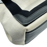 バレンシアガ BALENCIAGA ネイビーカバスS 339933 アイボリー/ブラック キャンバス/レザー レディース トートバッグ