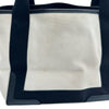 バレンシアガ BALENCIAGA ネイビーカバスS 339933 アイボリー/ブラック キャンバス/レザー レディース トートバッグ