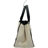 バレンシアガ BALENCIAGA ネイビーカバスS 339933 アイボリー/ブラック キャンバス/レザー レディース トートバッグ